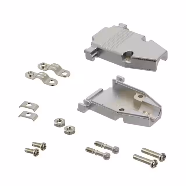 AGP 15 G-METALL Assmann WSW Components  Capots de connecteurs D-Sub en forme de D
